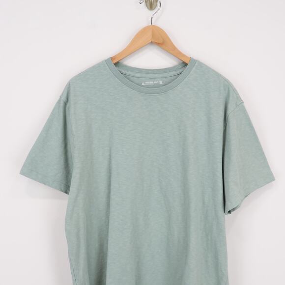 American Giant Men's Premium Slub Crew Tee Green Milieu Size XL NWOT - Picture 3 of 7